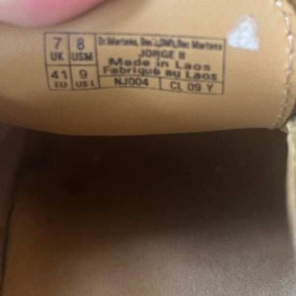 Dr Martins Slingback Suede Tan Clogs/ Mules US W9/M8 - Picture 7 of 12